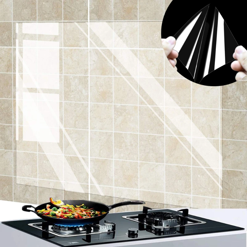 Commercial Kitchen Wall Panels - 1Pc 주방 오일 증거 벽 스티커