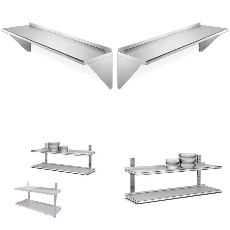 Wall Shelf Commercial Kitchen - 맞춤형 304 스테인리스 스틸 상업용 주방