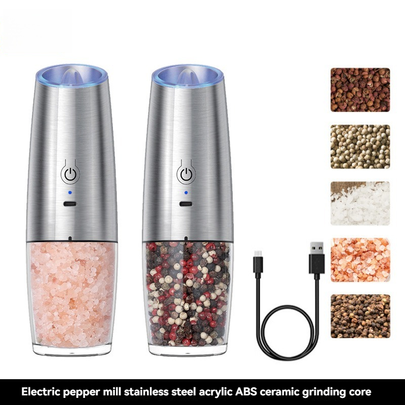 Commercial Kitchen Lighting - 2PCElectric 후추 분쇄기 소금과 후추 분쇄기