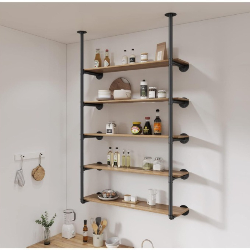 Wall Shelf Commercial Kitchen - 벽 선반 잡지 랙 주방 정리대