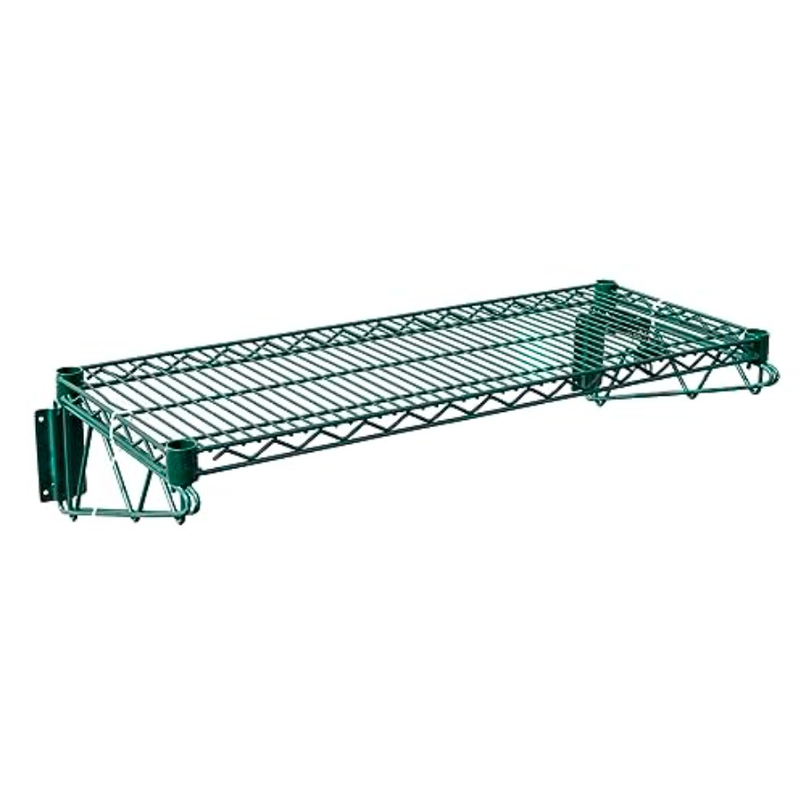 Commercial Kitchen Wall - 48x14 에폭시 코팅된 녹색 철제 벽걸이