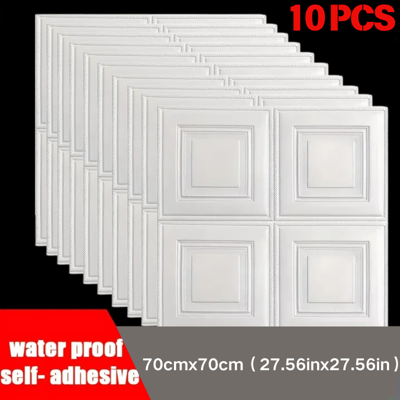 Commercial Kitchen Wall Panels - 70*70cm 충돌 방지 방수 벽지 벽
