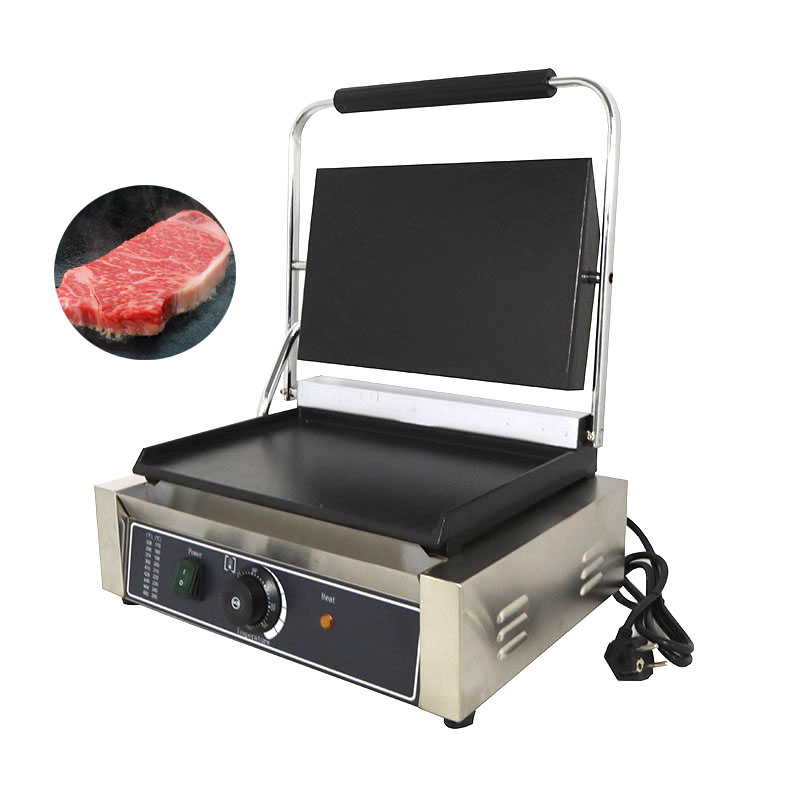 Sandwich Press Panini - 상업용 전기 주철 콘택트 샌드위치 파니니
