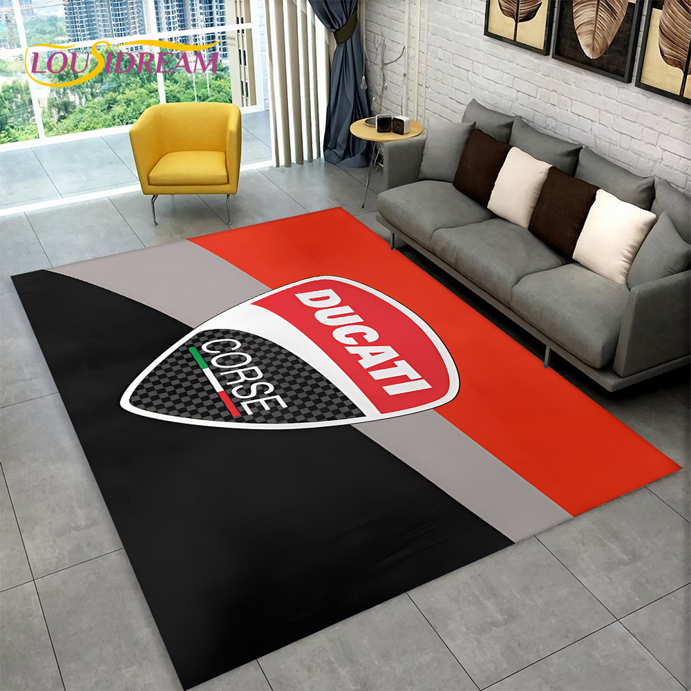 Commercial Kitchen Non Slip Flooring - 3D D-Ducati 패턴 지역 러그 대형,