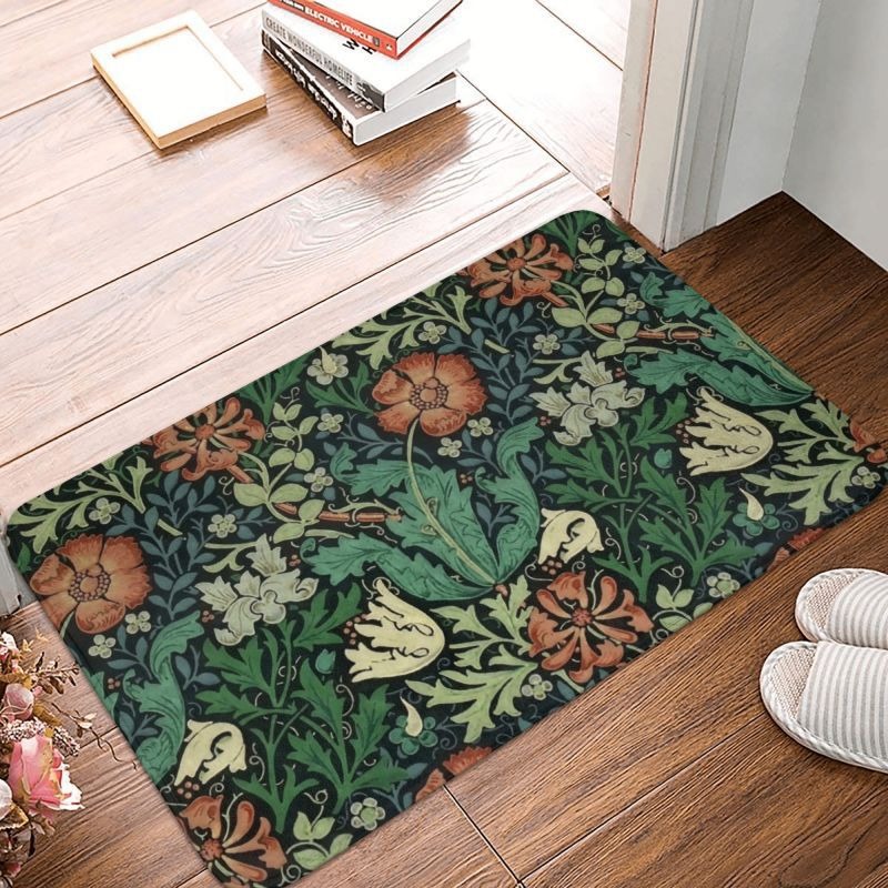 윌리엄 모리스 러그 현관 매트 실내 직물 패턴 욕실 주 - Commercial Kitchen Non Slip Flooring 리뷰 및 가격
