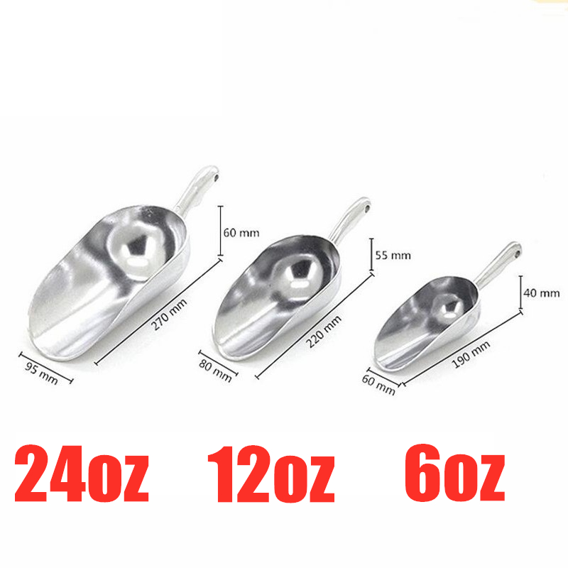 6oz/12oz/24oz 알루미늄 얼음 국자 주방 음식 - Commercial Kitchen And Bar 리뷰 및 가격