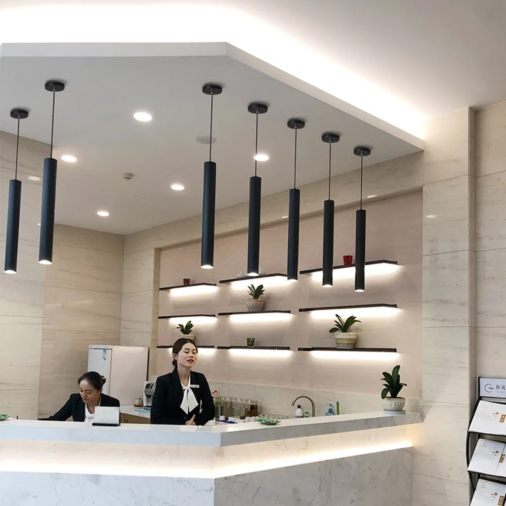 현대식 LED 펜던트 램프 롱 튜브 램프 주방 아일랜드 - Commercial Kitchen Lighting 리뷰 및 가격
