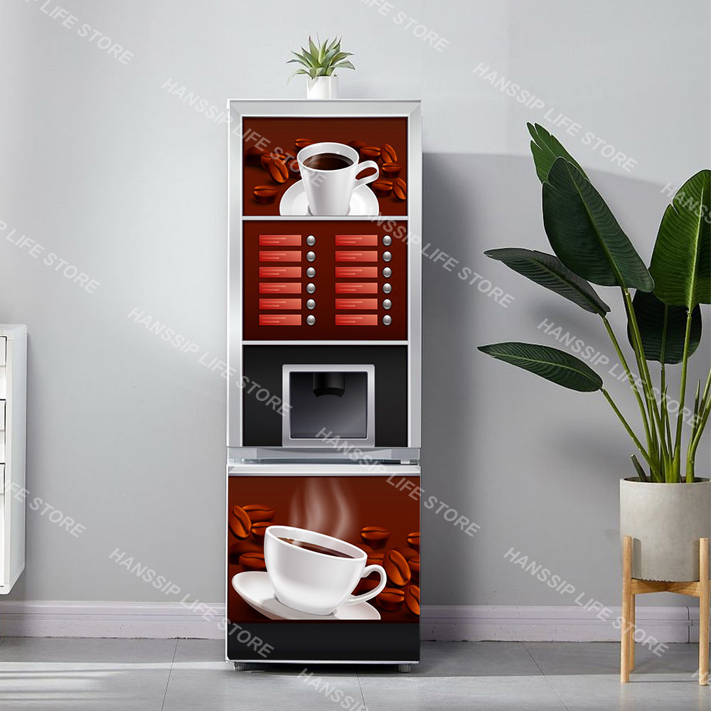레트로 휴대폰 부스 프린트 냉장고 문짝 패널 데칼, 방 - Commercial Kitchen Wall Panels 리뷰 및 가격