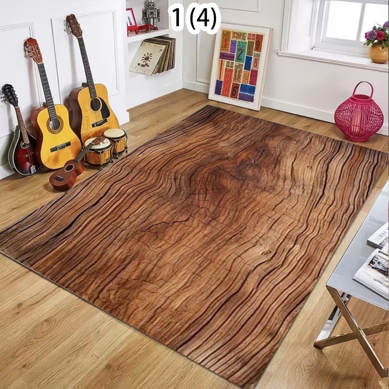 자연스러운 나무결 무늬 러그 브라운 러스틱 질감 논슬립 - Commercial Kitchen Non Slip Flooring 리뷰 및 가격