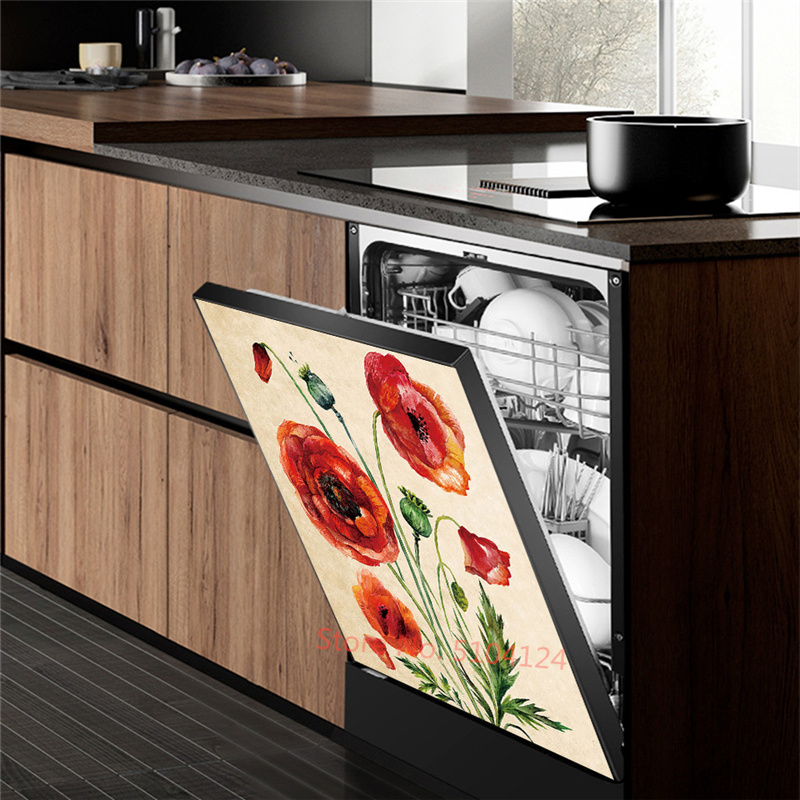식기 세척기용 화분에 심은 꽃 스티커, 자체 접착 방수 - Commercial Kitchen Wall Panels 리뷰 및 가격