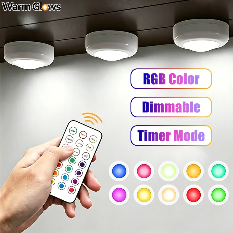 RGB LED 언더 캐비닛 조명(리모컨 포함) 배터리  - Commercial Kitchen Lighting 리뷰 및 가격