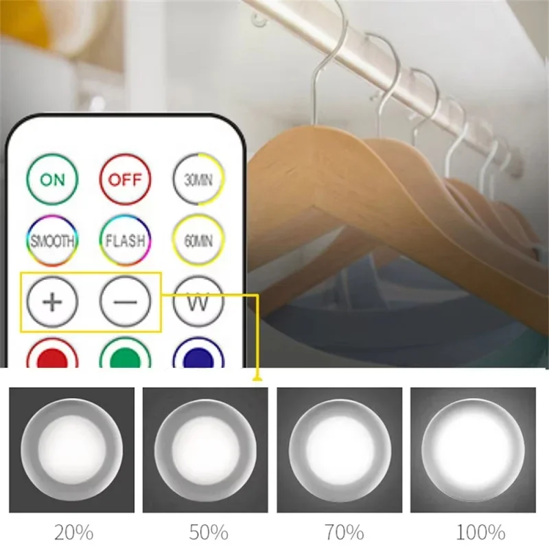 RGB LED 언더 캐비닛 조명(리모컨 포함) 배터리  - Commercial Kitchen Lighting 리뷰 및 가격