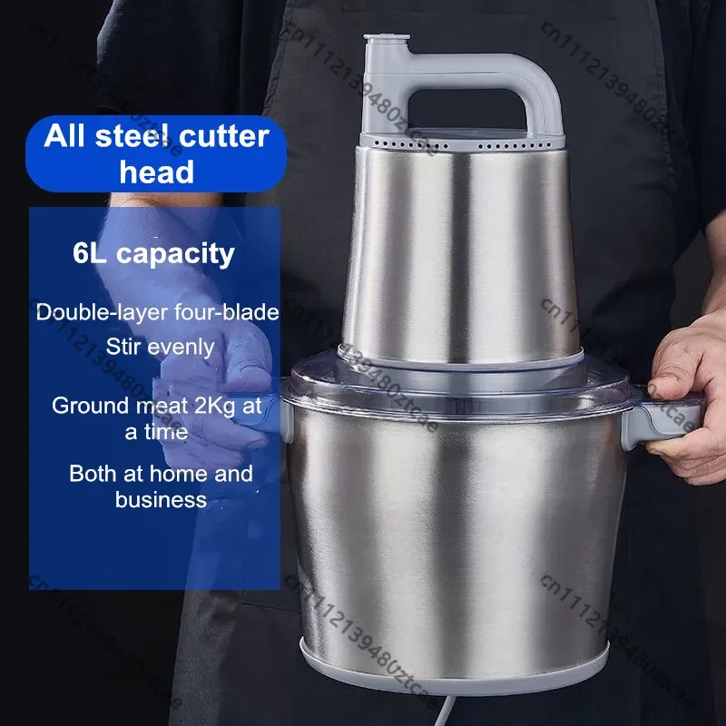 6L 스테인리스 스틸 전기 고기 분쇄기 다기능 가정용  - Commercial Kitchen Grinder 리뷰 및 가격