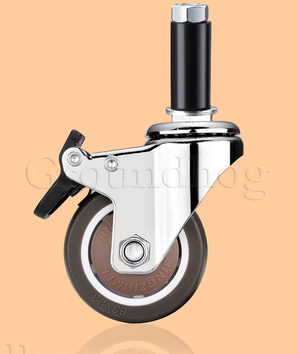 4개의 확장형 스템 캐스터, TPE 고무 휠 내장형 볼 - Commercial Kitchen Prep Table 리뷰 및 가격
