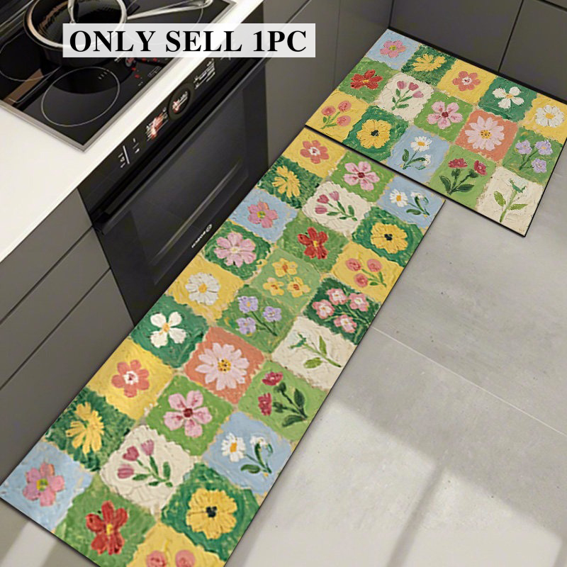 주방 러그 Pvc 방수 가죽 카펫 긴 미끄럼 방지 오일 - Commercial Kitchen Non Slip Flooring 리뷰 및 가격