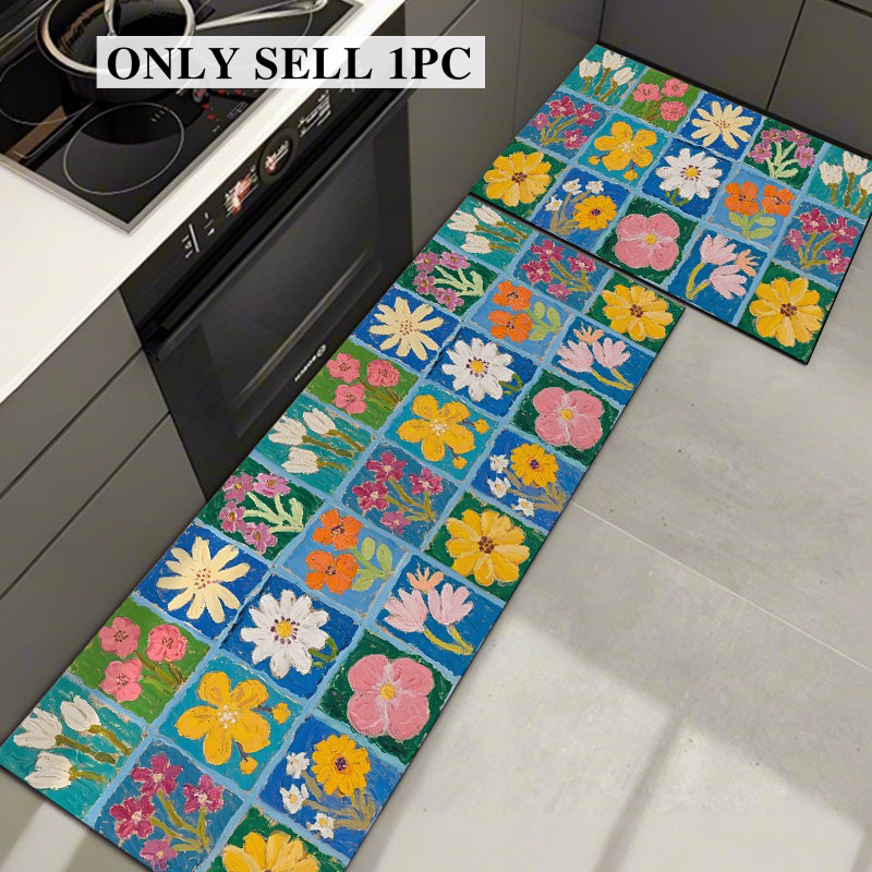 주방 러그 Pvc 방수 가죽 카펫 긴 미끄럼 방지 오일 - Commercial Kitchen Non Slip Flooring 리뷰 및 가격