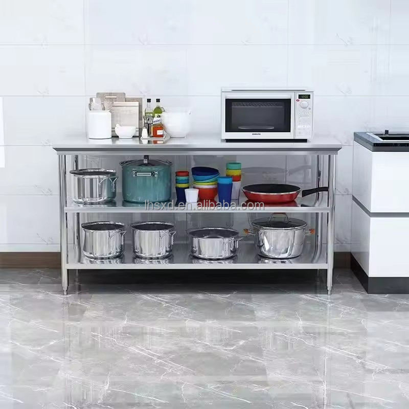 상업용 주방기기 고품질 스테인리스 스틸 식품 준비대 고 - Commercial Kitchen Prep Table 리뷰 및 가격