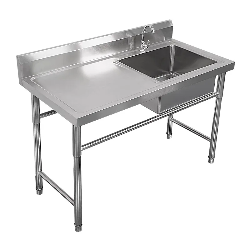 브래킷이 달린 상업용 스테인레스 스틸 싱크대, 주방 싱 - Commercial Kitchen Plumbing 리뷰 및 가격