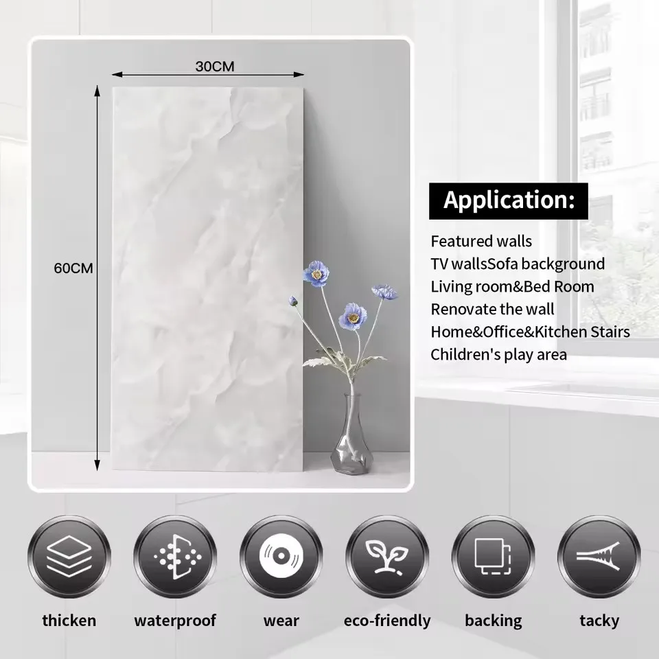 모조 세라믹 타일 벽 스티커 벽지 자체 접착 3D 벽  - Commercial Kitchen Wall Panels 리뷰 및 가격