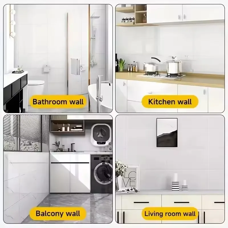 모조 세라믹 타일 벽 스티커 벽지 자체 접착 3D 벽  - Commercial Kitchen Wall Panels 리뷰 및 가격