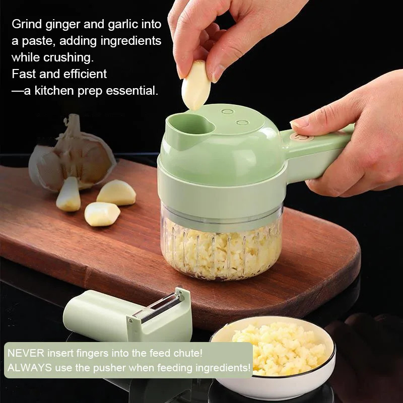 4 in 1 전기 야채 커터, 푸드 필러, 슬라이서,  - Commercial Kitchen Grinder 리뷰 및 가격
