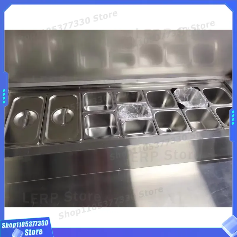 상업용 스테인리스 냉장 준비대 샐러드 바 작업대(냉각  - Commercial Kitchen Prep Table 리뷰 및 가격