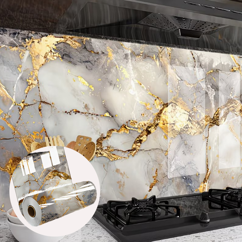 주방 캐비닛 스티커 및 방유 스티커 골드 마블 패턴 방 - Commercial Kitchen Wall Panels 리뷰 및 가격
