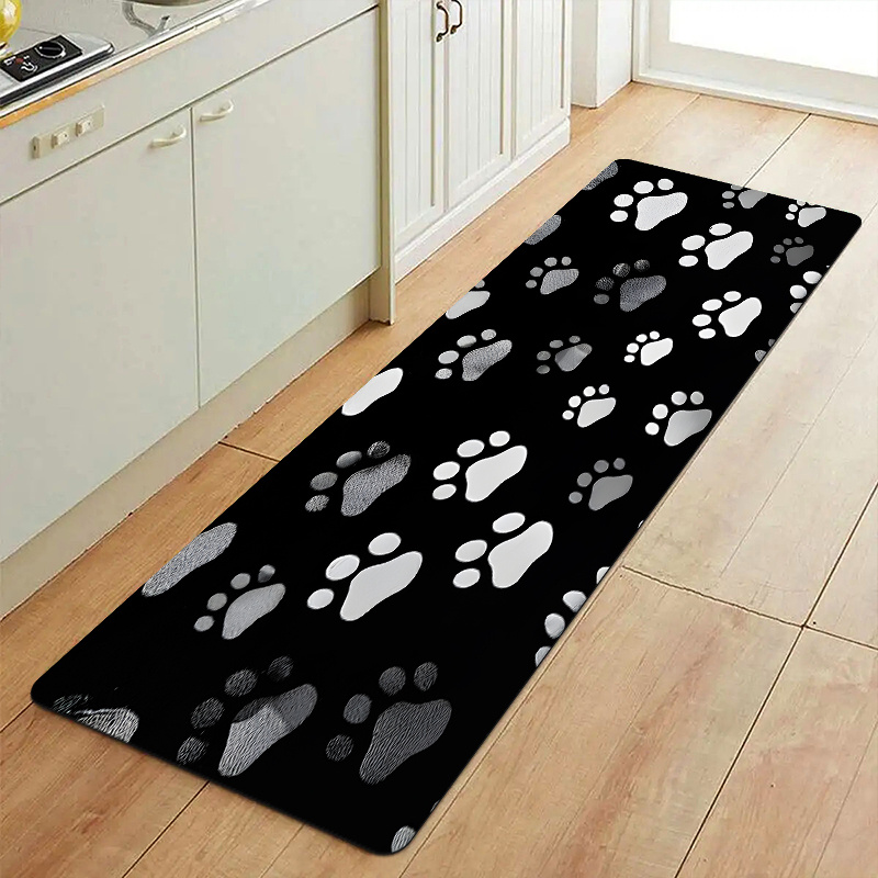 동물 발자국 카펫 매트 러그 주방 바닥 러너 홈 데코레 - Commercial Kitchen Non Slip Flooring 리뷰 및 가격