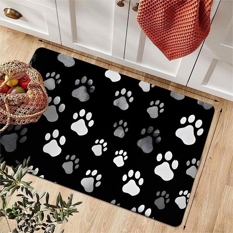 동물 발자국 카펫 매트 러그 주방 바닥 러너 홈 데코레 - Commercial Kitchen Non Slip Flooring 리뷰 및 가격